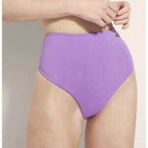 Soma Thong, Vanishing Tummy High Waist Thong Panty in Lavender Purple Size XL